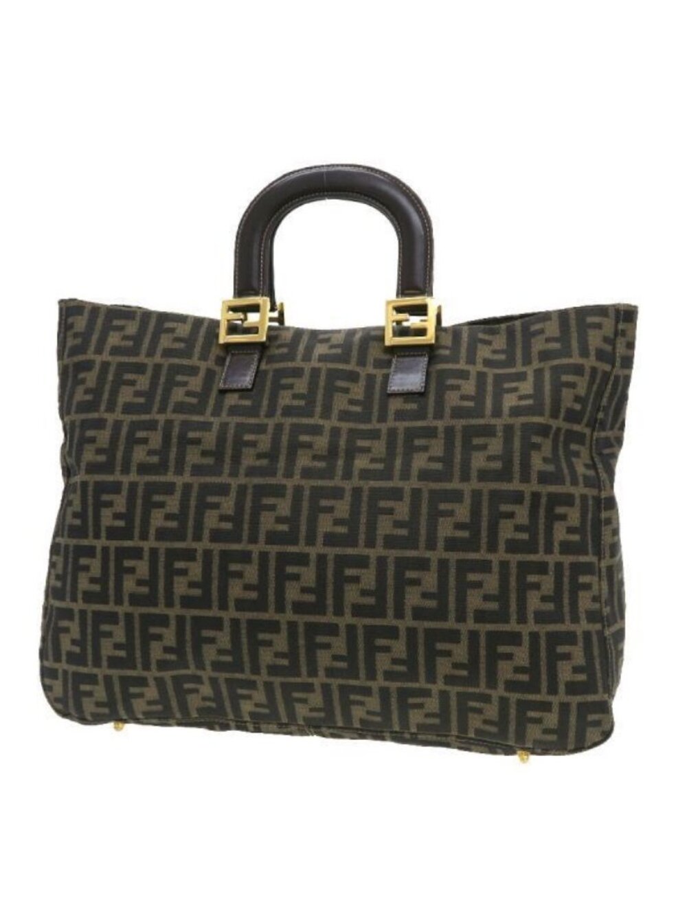 Fendi Zucca Hand Large Clutch